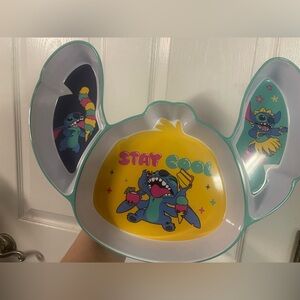 🔴 3/$12 Disney’s Stitch ‘Stay Cool’ Divided Plate! NEW!